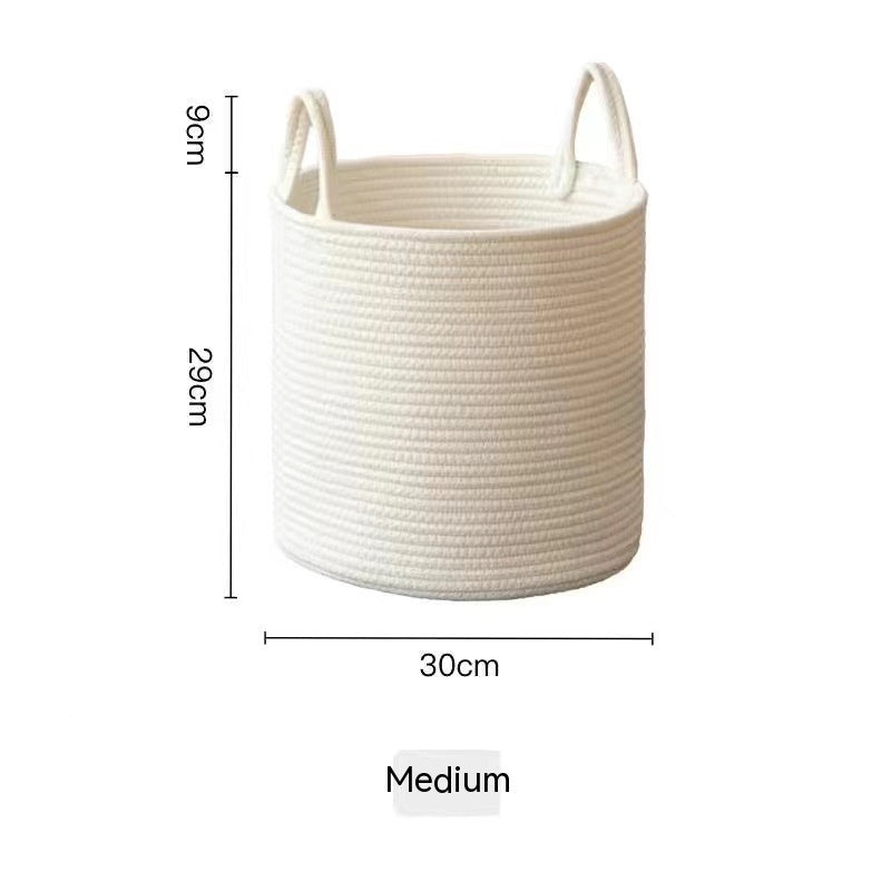 Hand-woven Cotton Basket - Homura Collections