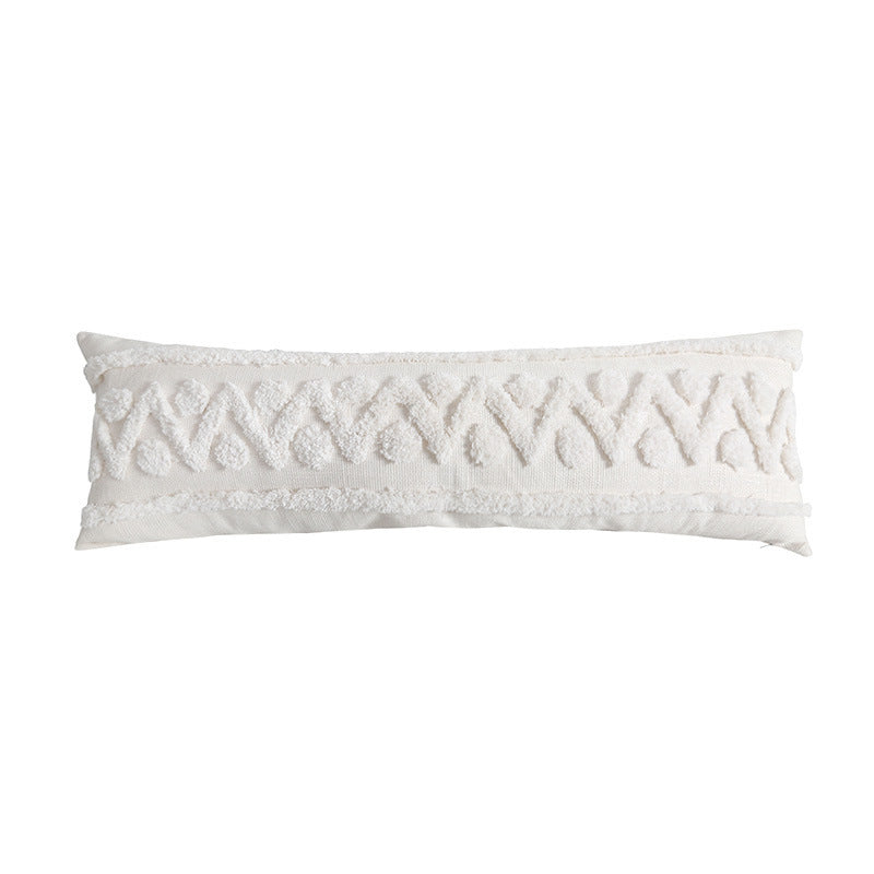 Blue Geometric Tufted Pillow Case - Homura Collections