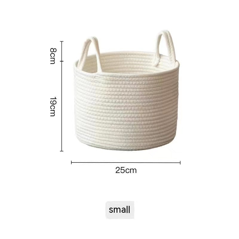 Hand-woven Cotton Basket