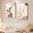 Abstract Line Character Mural - Homura Collections