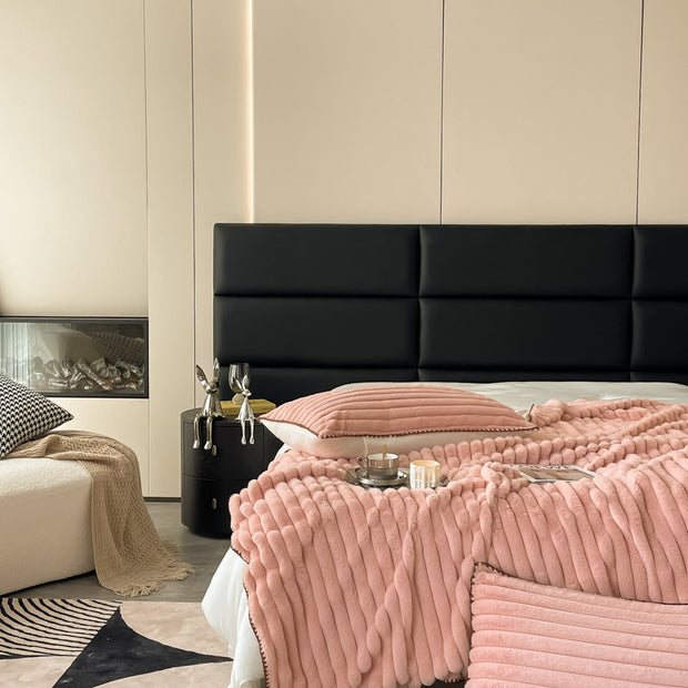 Nordic Light Luxury Rabbit Plush Blanket - Homura Collections